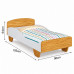 CAMA PEROBA SOL BRANCO BRILHO/AMENDOA CAMA PEROBA SOL BRANCO BRILHO/AMENDOA