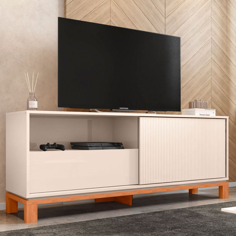 RACK BANCADA CAEMMUN MONDRIAN 1.5 OFF WHITE MR/FREIJO RACK BANCADA CAEMMUN MONDRIAN 1.5 OFF WHITE MR/FREIJO