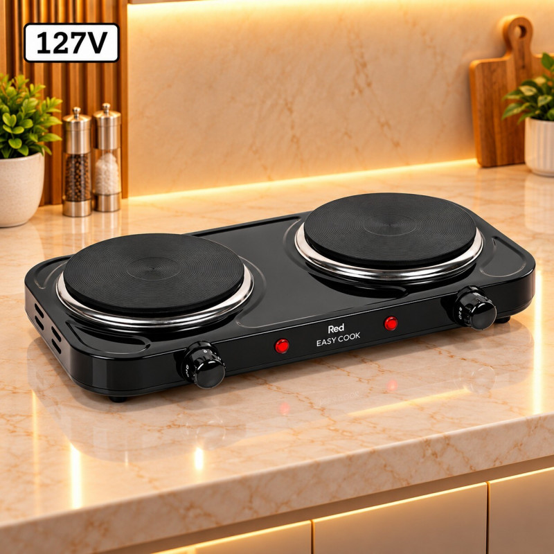 FOGAO 2B ELETRICO RED MOBILE EASY COOK FE200 127V PRETO FOGAO 2B ELETRICO RED MOBILE EASY COOK FE200 127V PRETO