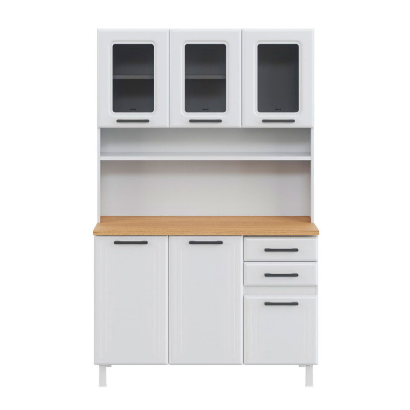 KIT TELASUL TRIPLO 2G 3P C/V LIZ C/TAMPO CARVALHO/BRANCO 821230-01