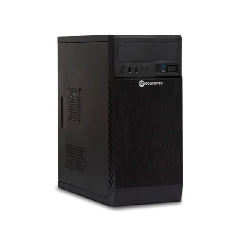 COMPUTADOR GOLDENTEC INTEL CORE I3 4GB RAM 120GB LINUX + MONITOR 19 PRETO COMPUTADOR GOLDENTEC INTEL CORE I3 4GB RAM 120GB LINUX + MONITOR 19 PRETO