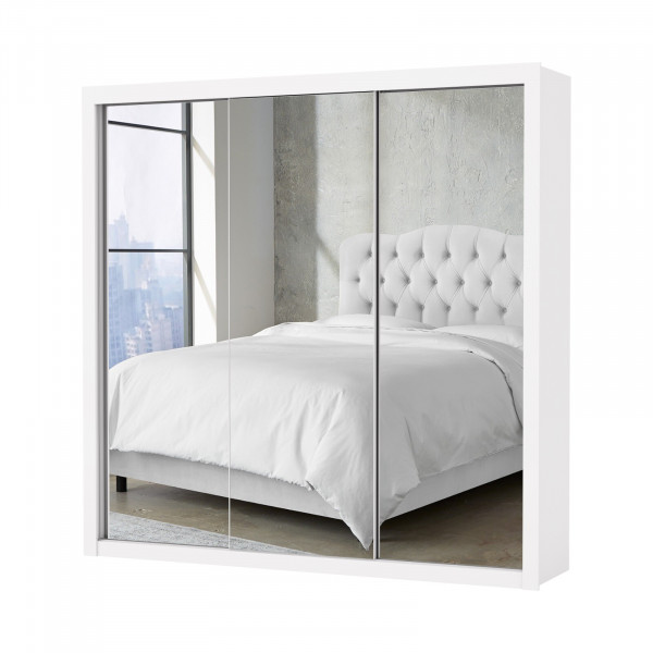 ROUPEIRO 3P. CORRER 4G CARIOCA CLARA SUPER GLASS C/ESP E C/PE BRANCO ROUPEIRO 3P. CORRER 4G CARIOCA CLARA SUPER GLASS C/ESP E C/PE BRANCO