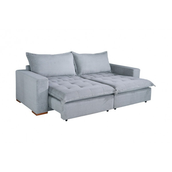 ESTOFADO DESIGN MILANO RETRATIL CAMA MARTE CINZA ESTOFADO DESIGN MILANO RETRATIL CAMA MARTE CINZA
