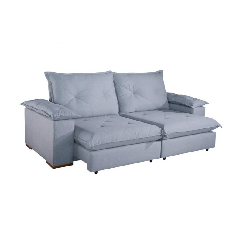 ESTOFADO DESIGN APOLO RETRATIL MARTE CINZA ESTOFADO DESIGN APOLO RETRATIL MARTE CINZA