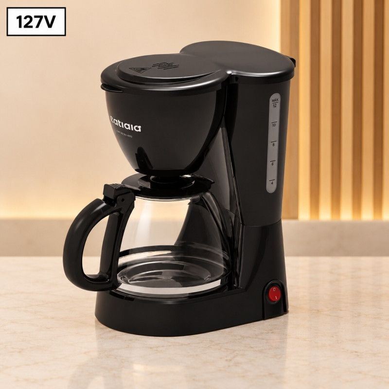 CAFETEIRA ITATIAIA 15 XICARAS 550W 127V PRETA CAFETEIRA ITATIAIA 15 XICARAS 550W 127V PRETA