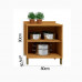 BALCAO RONIPA 2P ABRIR TEMPRANILLO 80CM AMENDOA/OFF WHITE