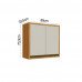 ARMARIO RONIPA 2P. ABRIR TEMPRANILLO 80CM AMENDOA/OFF WHITE