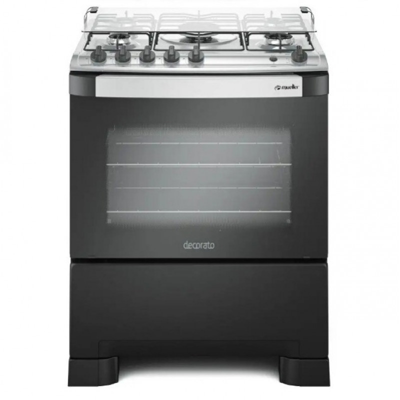 FOGAO 5B MUELLER DECORATO PRETO FOSCO FOGAO 5B MUELLER DECORATO PRETO FOSCO