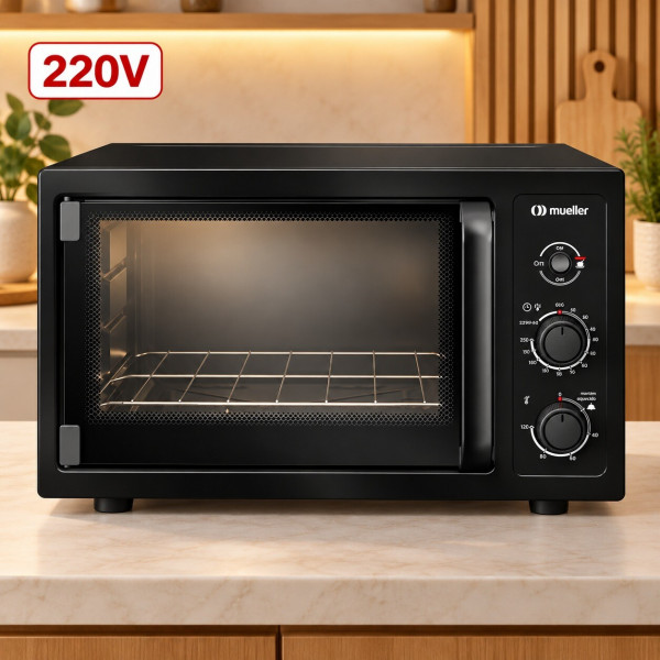FORNO ELETRICO MUELLER MFB50B 50L 220V PRETO FOSCO FORNO ELETRICO MUELLER MFB50B 50L 220V PRETO FOSCO