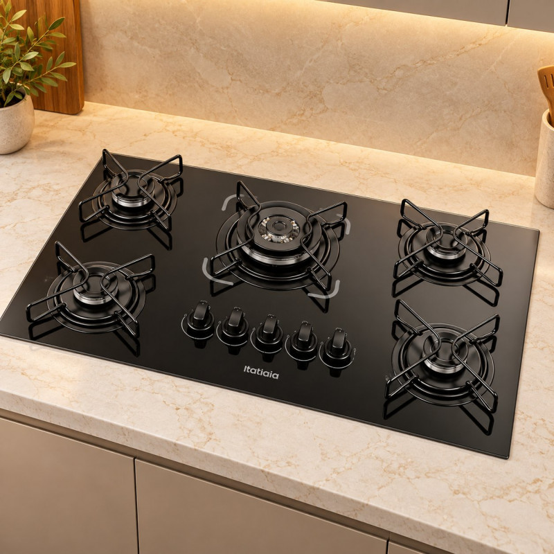 FOGAO 5B ITATIAIA COOKTOP ESSENCIAL PRETO FOGAO 5B ITATIAIA COOKTOP ESSENCIAL PRETO