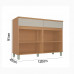BALCAO NESHER 2P 2G REALEZA PREMIUM 120CM CARVALHO/GREIGE 501157 BALCAO NESHER 2P 2G REALEZA PREMIUM 120CM CARVALHO/GREIGE 501157