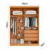 ROUPEIRO 4P. ABRIR 3G BIANCHI ALVORADA NATURE/OFF WHITE ROUPEIRO 4P. ABRIR 3G BIANCHI ALVORADA NATURE/OFF WHITE