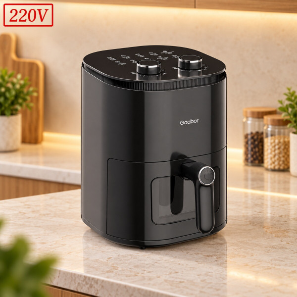 FRITADEIRA 4,2L GAABOR AIR FRYER DUO ANALOGICA AF-45M02A 220V PRETO
