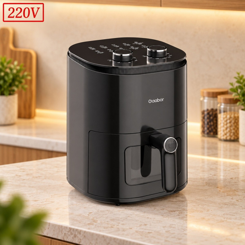 FRITADEIRA 4,2L GAABOR AIR FRYER DUO ANALOGICA AF-45M02A 220V PRETO FRITADEIRA 4,2L GAABOR AIR FRYER DUO ANALOGICA AF-45M02A 220V PRETO