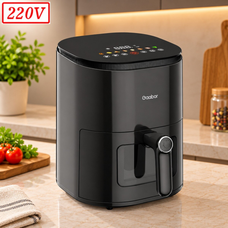FRITADEIRA 4,2L GAABOR AIR FRYER DUO TOUCHSCREEN AF-45T02A 220V PRETO FRITADEIRA 4,2L GAABOR AIR FRYER DUO TOUCHSCREEN AF-45T02A 220V PRETO