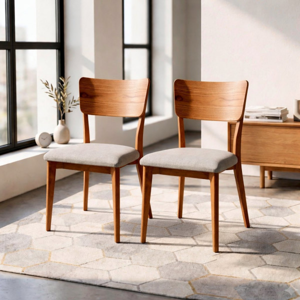 CJ 02 CADEIRAS ART ASSENTOS VIENA TEC 614 MEL