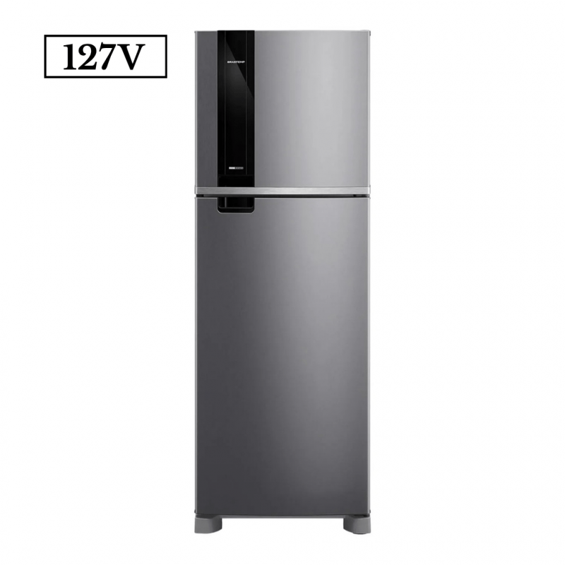 REFRIGERADOR BRASTEMP DOMEST BRM46 FROST FREE DUPLEX 385L 127V INOX