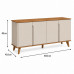 BUFFET CIMOL SERENA CINAMOMO/OFF WHITE