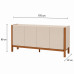 BUFFET CIMOL ARACA NATUAME MADEIRA/OFF WHITE