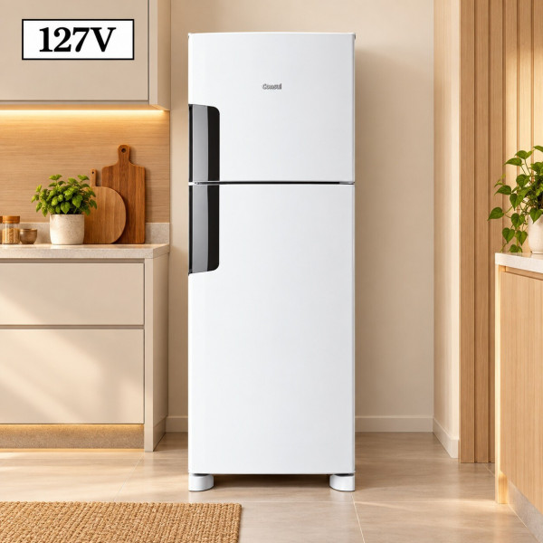 REFRIGERADOR CONSUL CRM44MB FROST FREE DUPLEX 377L 127V BRANCO REFRIGERADOR CONSUL CRM44MB FROST FREE DUPLEX 377L 127V BRANCO