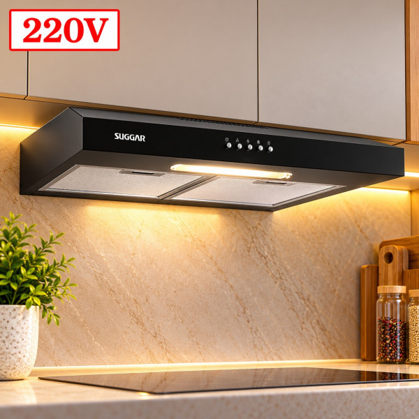 DEPURADOR AR SUGGAR SLIM 60CM 3 VEL 220V PRETO DEPURADOR AR SUGGAR SLIM 60CM 3 VEL 220V PRETO