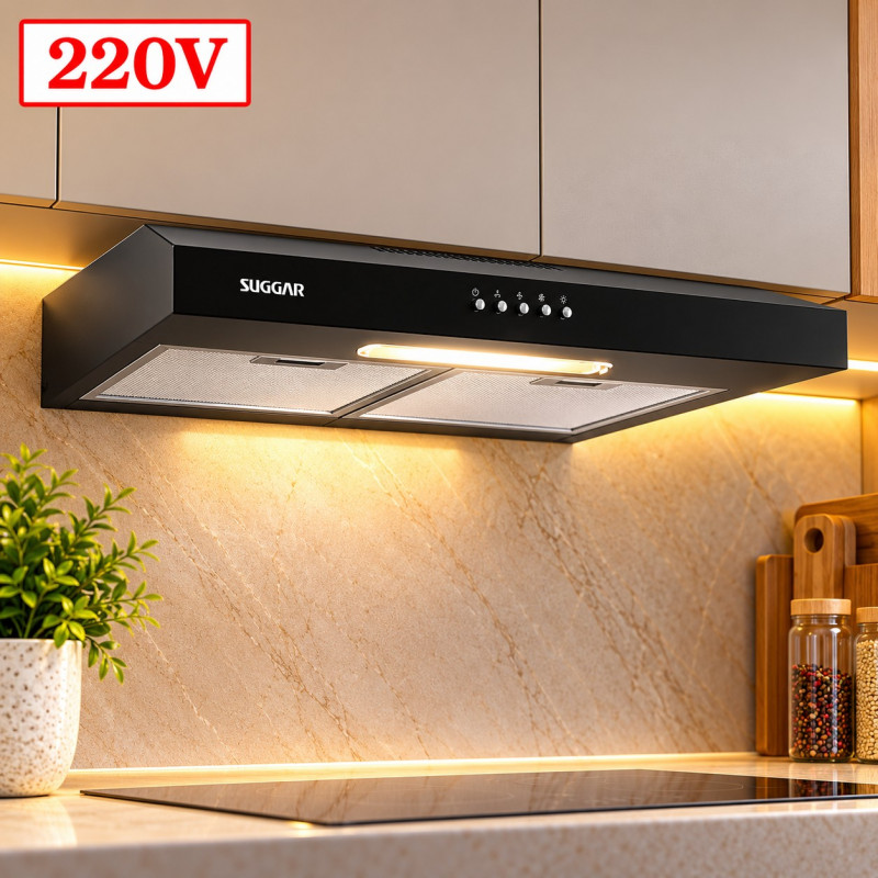 DEPURADOR AR SUGGAR SLIM 60CM 3 VEL 220V PRETO DEPURADOR AR SUGGAR SLIM 60CM 3 VEL 220V PRETO