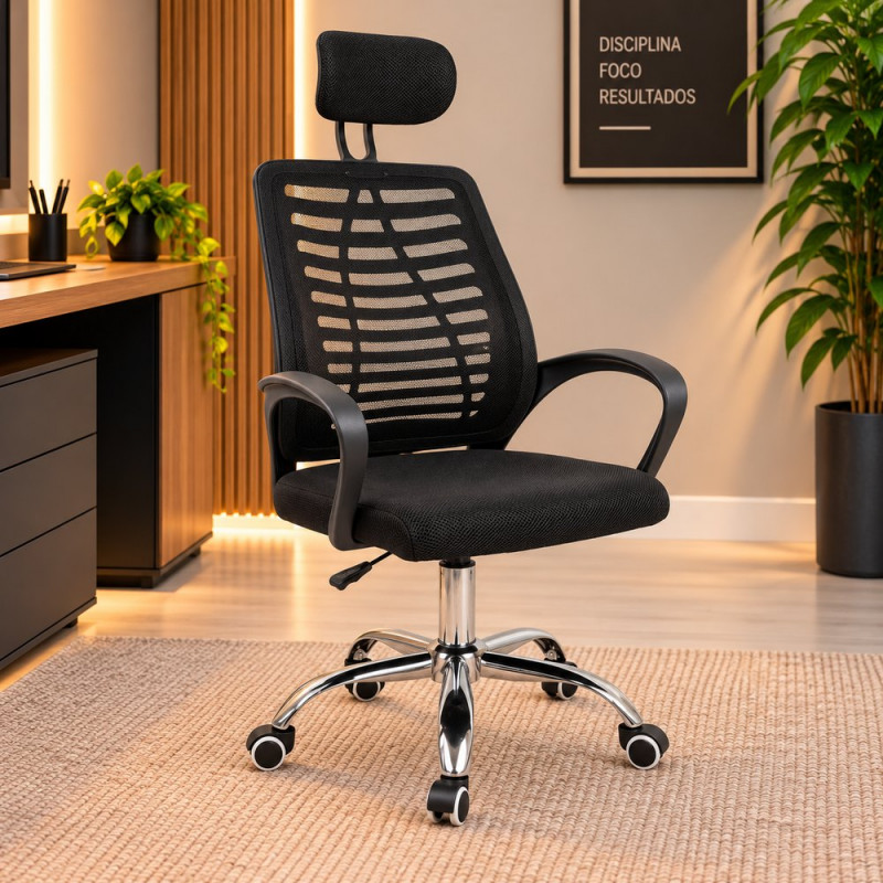 CADEIRA OFFICE MAXPRINT SION PRETO CADEIRA OFFICE MAXPRINT SION PRETO
