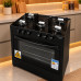 FOGAO 5B BRASLAR CARINA FRONT MESA VIDRO BLACK FOGAO 5B BRASLAR CARINA FRONT MESA VIDRO BLACK