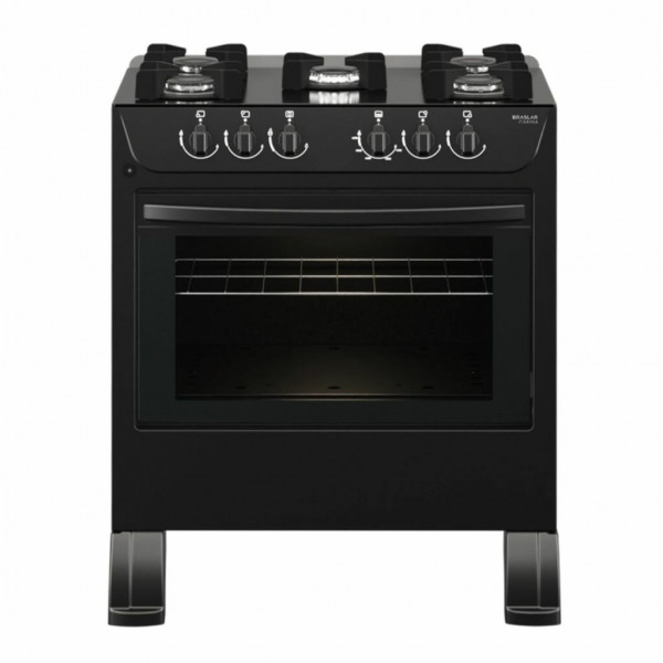 FOGAO 5B BRASLAR CARINA FRONT MESA VIDRO BLACK FOGAO 5B BRASLAR CARINA FRONT MESA VIDRO BLACK