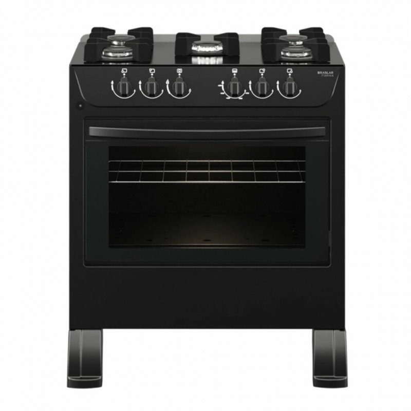 FOGAO 5B BRASLAR CARINA FRONT MESA VIDRO BLACK FOGAO 5B BRASLAR CARINA FRONT MESA VIDRO BLACK