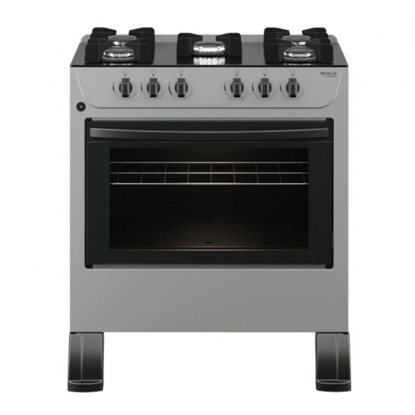 FOGAO 5B BRASLAR CARINA FRONT MESA VIDRO TITANIUM FOGAO 5B BRASLAR CARINA FRONT MESA VIDRO TITANIUM