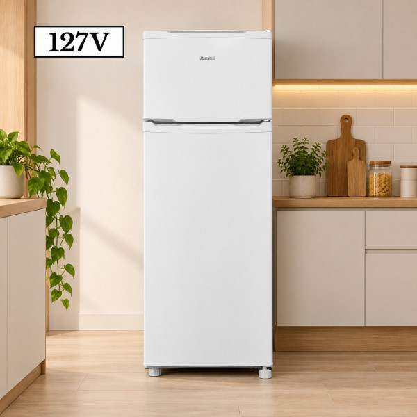 REFRIGERADOR CONSUL CYCLE DEFROST DUPLEX 332L 127V BRANCO CRD37MBANA