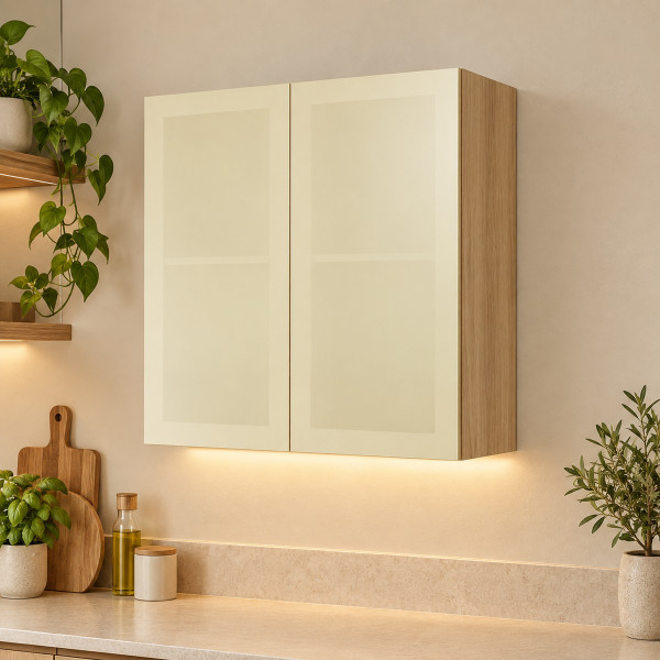 ARMARIO NESHER 2P ABRIR REFLECTA RAINHA 80CM NATURE 501221 ARMARIO NESHER 2P ABRIR REFLECTA RAINHA 80CM NATURE 501221