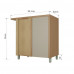 BALCAO NESHER CANTO 1P ABRIR CONDENSSA 93CM CARVALHO/GREIGE BALCAO NESHER CANTO 1P ABRIR CONDENSSA 93CM CARVALHO/GREIGE