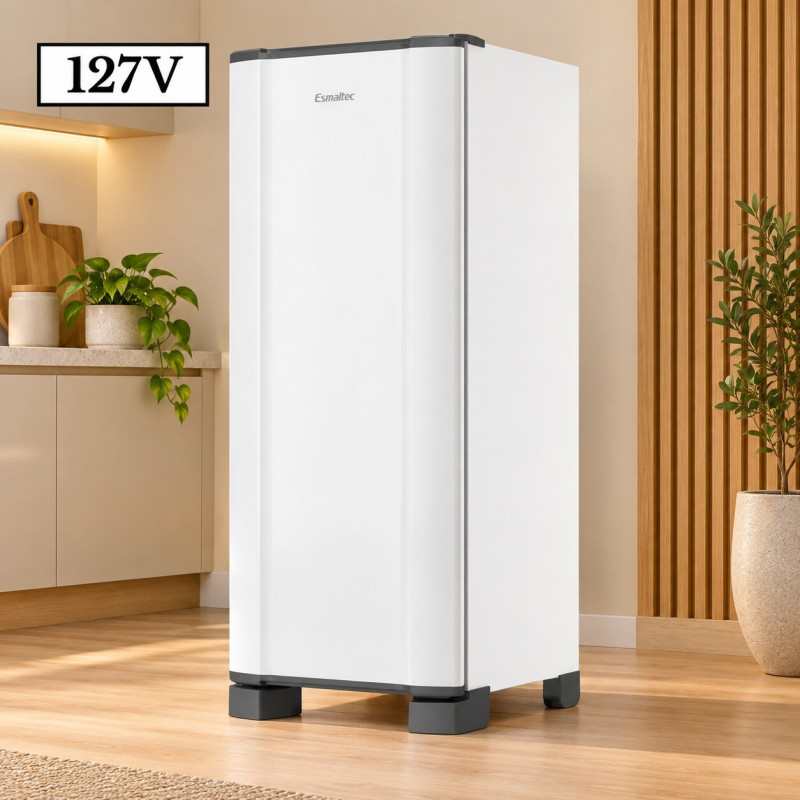 REFRIGERADOR ESMALTEC ROC31 PRO CYCLE DEFROST INVERTER 293L 127V BRANCO REFRIGERADOR ESMALTEC ROC31 PRO CYCLE DEFROST INVERTER 293L 127V BRANCO