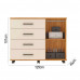 COMODA 4G 1P. ABRIR DEMOBILE FLORA CINAMOMO/OFF WHITE COMODA 4G 1P. ABRIR DEMOBILE FLORA CINAMOMO/OFF WHITE