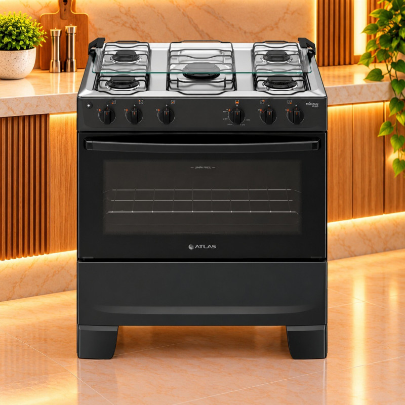 FOGAO 5B ATLAS MONACO PLUS PRETO 25 FOGAO 5B ATLAS MONACO PLUS PRETO 25