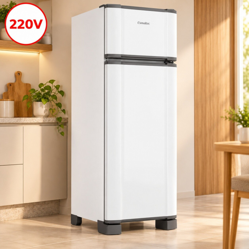 REFRIGERADOR ESMALTEC RCD34 PRO CYCLE DEFROST 277L 220V BRANCO REFRIGERADOR ESMALTEC RCD34 PRO CYCLE DEFROST 277L 220V BRANCO