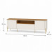 RACK BANCADA MOBLER DOURADOS OFF WHITE/CANELA