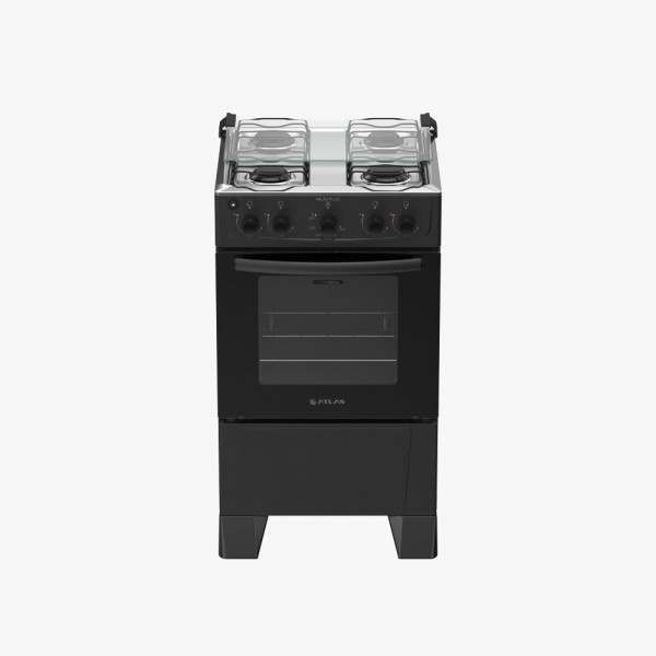 FOGAO 4B ATLAS MILAO PLUS PRETO 25