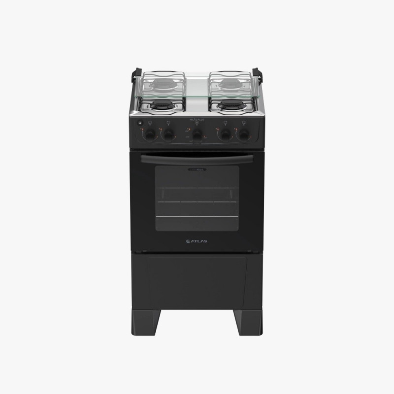 FOGAO 4B ATLAS MILAO PLUS PRETO 25 FOGAO 4B ATLAS MILAO PLUS PRETO 25