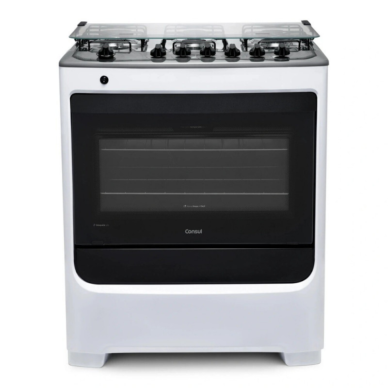 FOGAO 6B CONSUL CFS6NABUNA MESA INOX BRANCO FOGAO 6B CONSUL CFS6NABUNA MESA INOX BRANCO