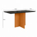 CJ MESA 4C POLIMAN HELO RETANGULAR 120X80 C/VIDRO PRETO CAD LUARA FREIJO/GRISS CJ MESA 4C POLIMAN HELO RETANGULAR 120X80 C/VIDRO PRETO CAD LUARA FREIJO/GRISS