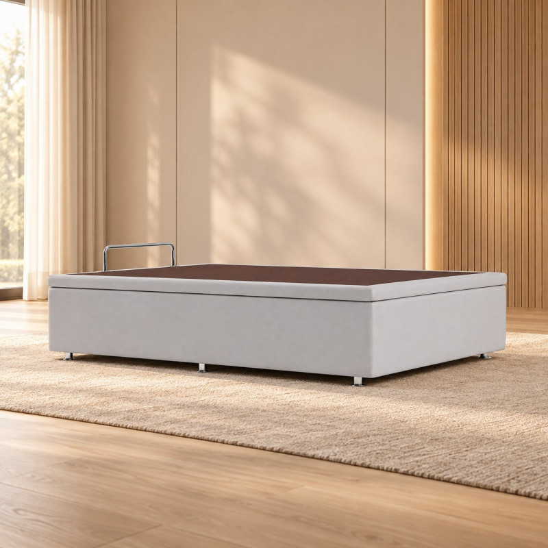 BASE BAU 138X188X39 ORTOBOM SOMMIER PHYS BRANCO BASE BAU 138X188X39 ORTOBOM SOMMIER PHYS BRANCO