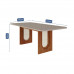 CJ MESA 8C CIMOL VALENTINA RETANGULAR 210X100 C/VDO CAD. PAOLA WOOD CINAMOMO/OFF WHITE/LINHO BEGE CJ MESA 8C CIMOL VALENTINA RETANGULAR 210X100 C/VDO CAD. PAOLA WOOD CINAMOMO/OFF WHITE/LINHO BEGE