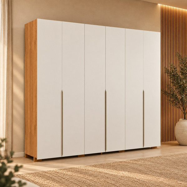 ROUPEIRO 6P. ABRIR 7G ROBEL CLASSIC 2.7 C/PES FREIJO/OFF WHITE ROUPEIRO 6P. ABRIR 7G ROBEL CLASSIC 2.7 C/PES FREIJO/OFF WHITE