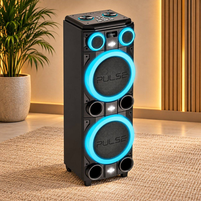 CAIXA DE SOM MULTILASER PULSE TORRE DOUBLE SP518 2000 WATS