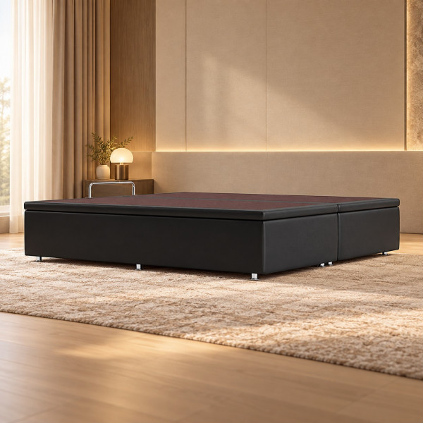BASE BAU 158X198X39 ORTOBOM SOMMIER PHYS PRETO