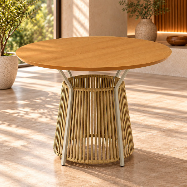 MESA PAONANDA ROMA 1.20 DOURADO